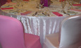 Chair Covers, Sashes, Tie Backs, Cord Tassels, Napkins, Accessories, Velvet Table Cloths