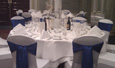 Chair Covers, Sashes, Tie Backs, Cord Tassels, Napkins, Accessories, Velvet Table Cloths