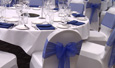 Chair Covers, Sashes, Tie Backs, Cord Tassels, Napkins, Accessories, Velvet Table Cloths