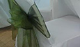 Chair Covers, Sashes, Tie Backs, Cord Tassels, Napkins, Accessories, Velvet Table Cloths